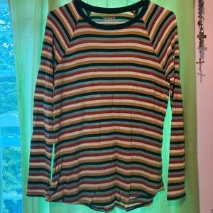 Striped flowy long sleeve